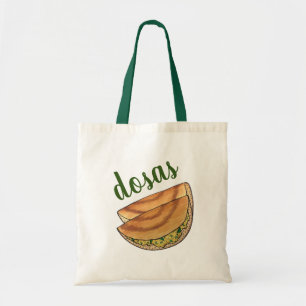 Masala Dosas South Indian Food Cuisine Potato Dosa Tote Bag