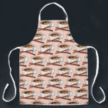 Masala Spiced Chai Tea Teacup Indian Cuisine Apron<br><div class="desc">Apron design features an original marker illustration of a cup of masala chai spiced Indian tea.

This design is also available on other products. Lots of additional food-themed illustrations are also available from this shop. Don't see what you're looking for? Contact Rebecca to have something created just for you.</div>