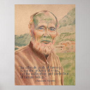 Masanobu Fukuoka Poster