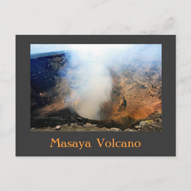Masaya Volcano, Nicaragua, C.A. Postcard (Front)