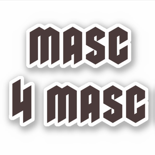 Masc 4 Masc (Front)
