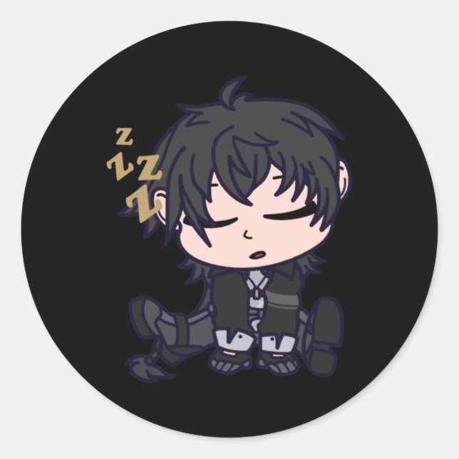 Masc Rover Chibi Wuthering Waves Sticker  (Front)