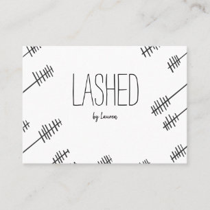 Mascara Wand Lash Extension Business card