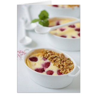 Mascarpone and Raspberry Gratins