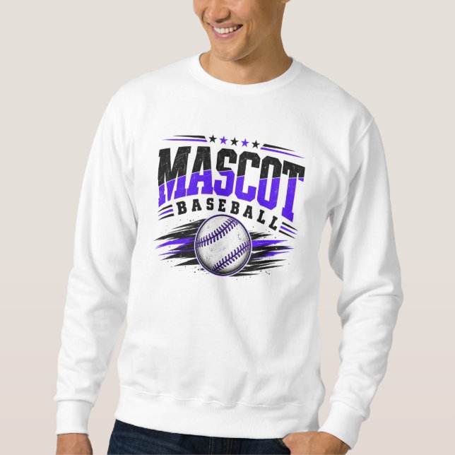 mascot baseball sweatshirt (Front)