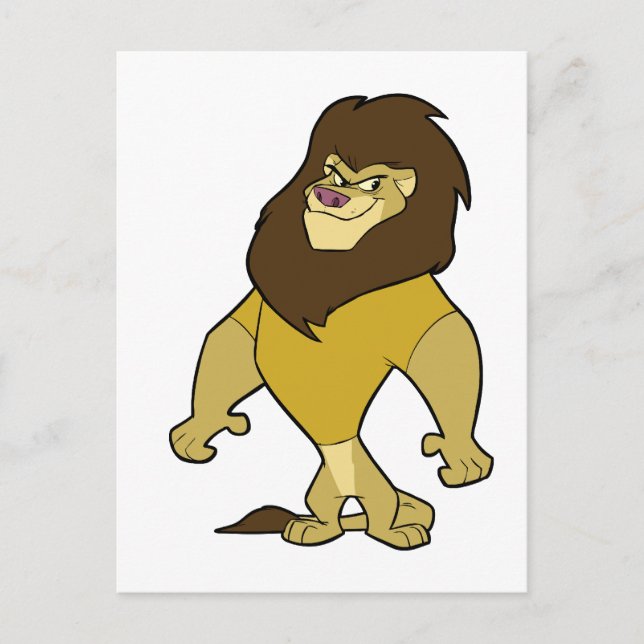 Mascot - Lion Gold Postcard (Front)