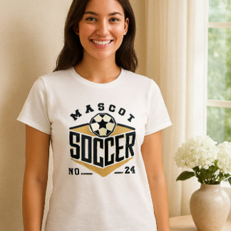 Mascot Soccer Shirt – Bold Team Logo with Number 