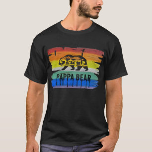 Masculine and Sleek Gay Bear Pride Pappa Bear T-Shirt