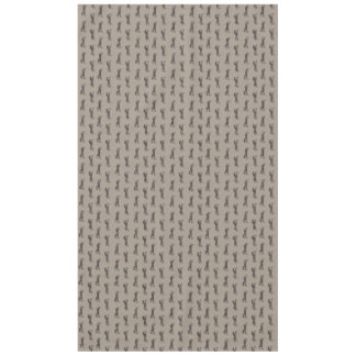 Masculine Black and Tan Classic Equestrian Horses Tablecloth