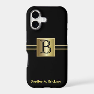 Masculine Executive Style DIY Monogram