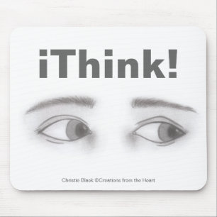 Masculine Eyes Mouse Pad