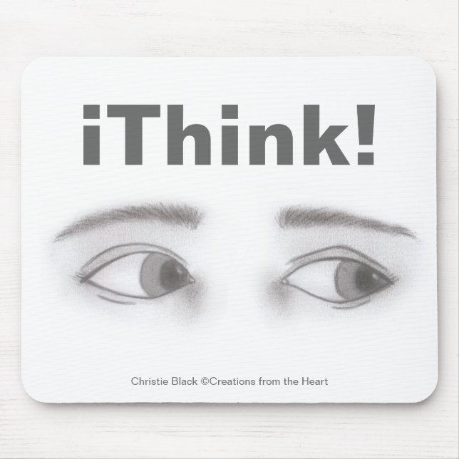 Masculine Eyes Mouse Pad (Front)