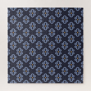 Masculine Modern, Abstract Geometric Pattern. Jigsaw Puzzle
