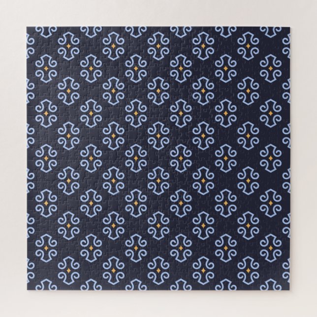 Masculine Modern, Abstract Geometric Pattern. Jigsaw Puzzle (Vertical)
