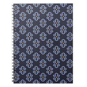 Masculine Modern, Abstract Geometric Pattern. Notebook