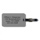 Masculine Monogram Executive Style - Silver Grey