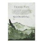 Masculine Mountain Forest Sympathy Funeral