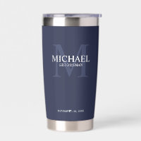 Masculine Personalised Monogram and Name Groomsmen