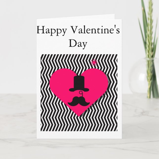 Masculine Valentine's Day Card (Front)