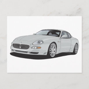 maserati gransport postcard