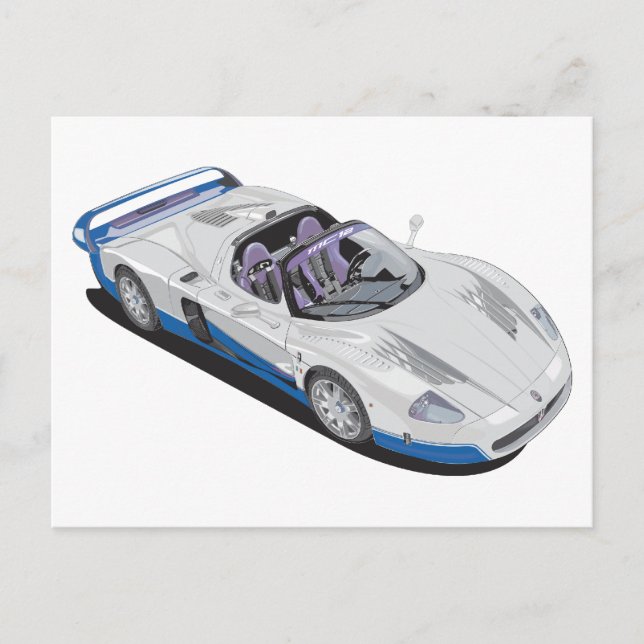 Maserati MC12 Postcard (Front)