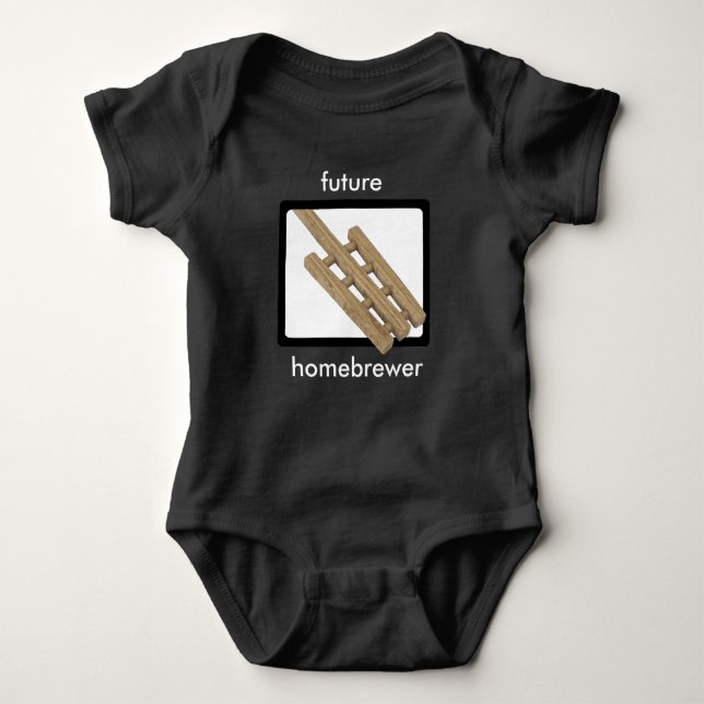 Mash Paddle - Future Homebrewer Baby Bodysuit (Front)
