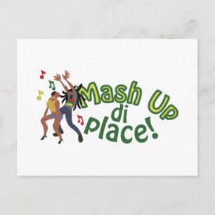 Mash Up Di Place Postcard