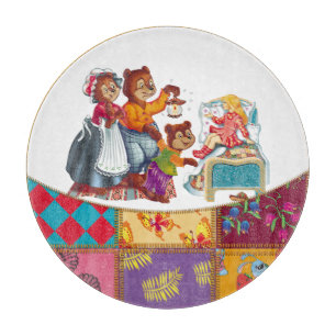 Masha and 3 bears cutting board