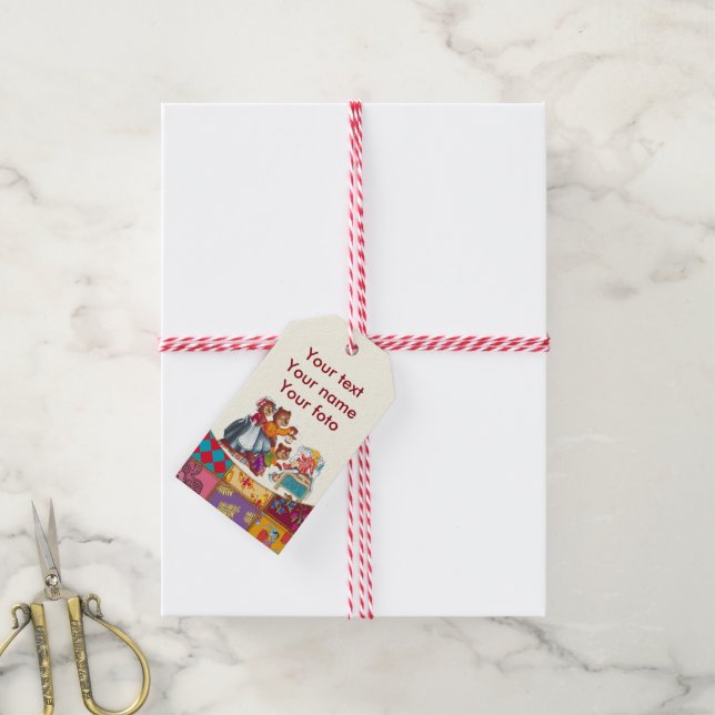Masha and 3 bears gift tags (With Twine)