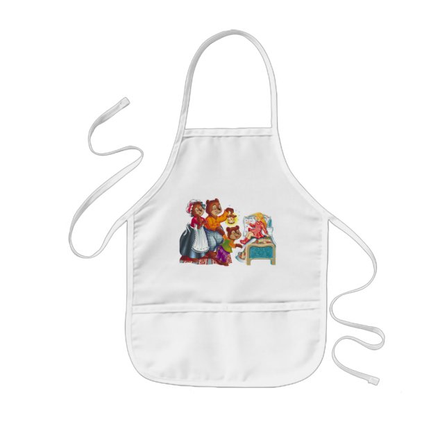 Masha and 3 bears kids apron (Front)
