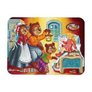 Masha and 3 bears magnet
