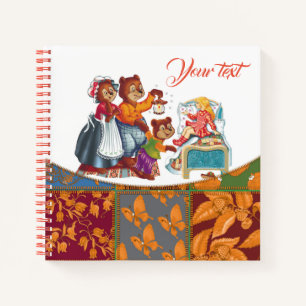 Masha and 3 bears notebook