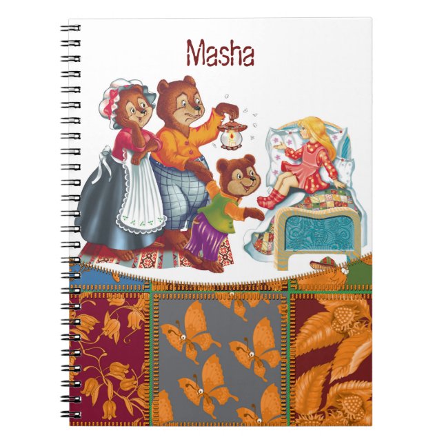 Masha and 3 bears notebook (Front)