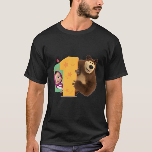 Masha And The Bear T-Shirt (Front)