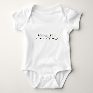 Mashaa Allah large swirl Baby Bodysuit