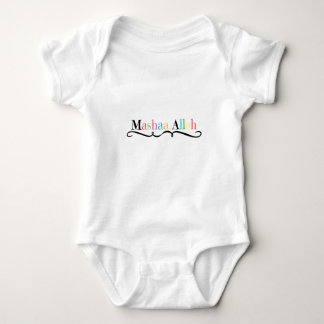 Mashaa Allah large swirl Baby Bodysuit