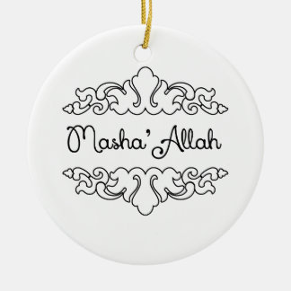 Masha'allah Ceramic Tree Decoration