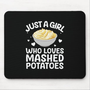 Mashed Potato Art For Women Girls Thanksgiving Mas Mouse Pad