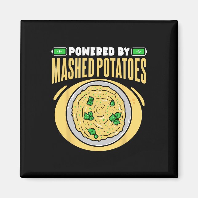 Mashed Potato Thanksgiving Powered By Mashed Potat Magnet (Front)