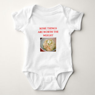mashed potatoes baby bodysuit