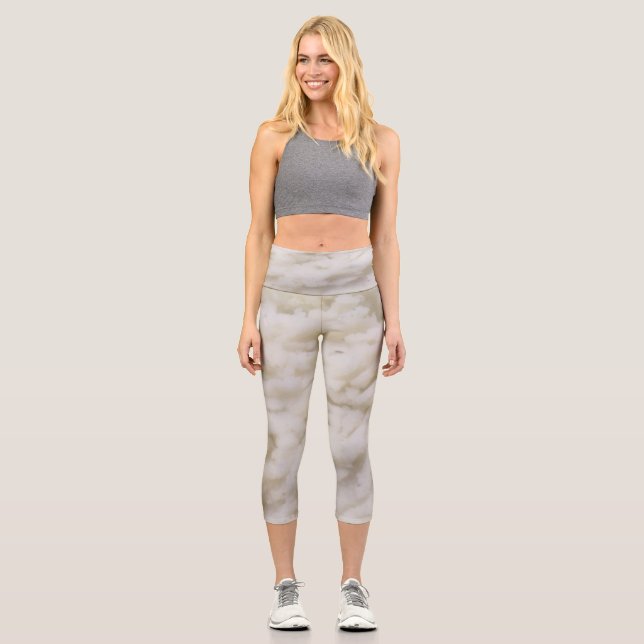 Mashed Potatoes Capri Leggings (Front)