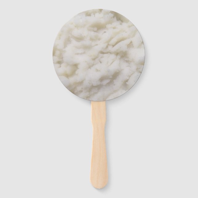 Mashed Potatoes Hand Fan (Front)
