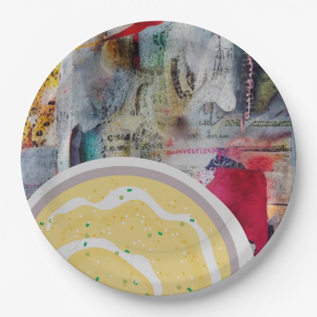 Mashed Potatoes Paper Plate (Front)