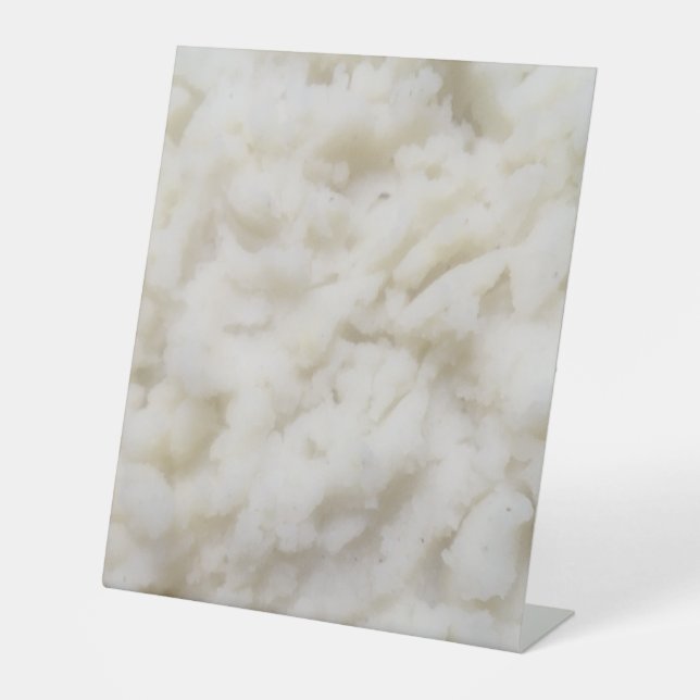 Mashed Potatoes Pedestal Sign (Front)
