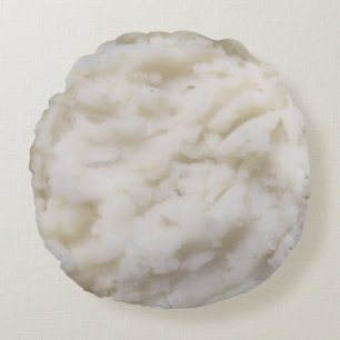 Mashed Potatoes Round Cushion