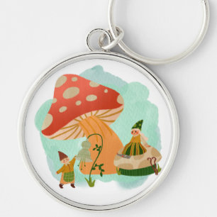 MASHROOM WORLD CHARACTERS , FANTASY, KEY RING