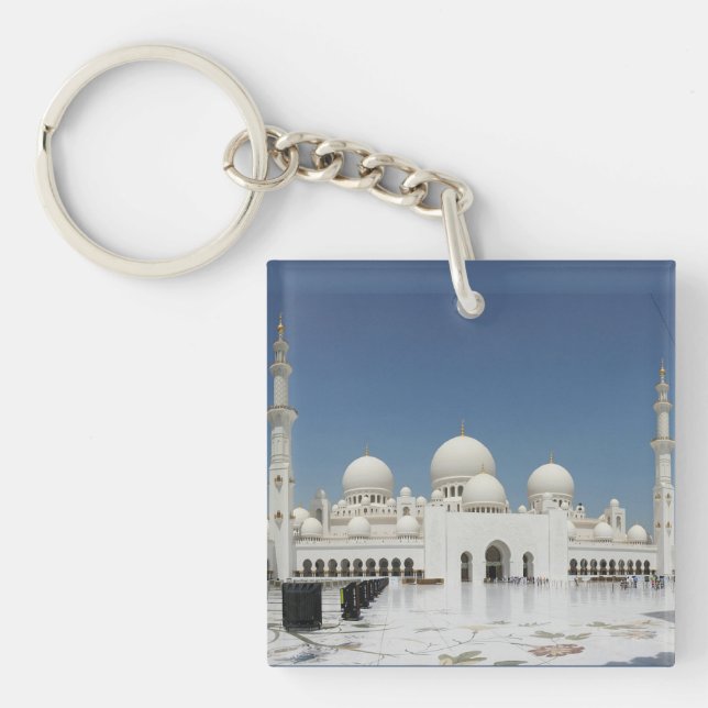 Masjid Sheikh Zayed Grand Mosque UAE Abu Dhabi Key Ring (Front)