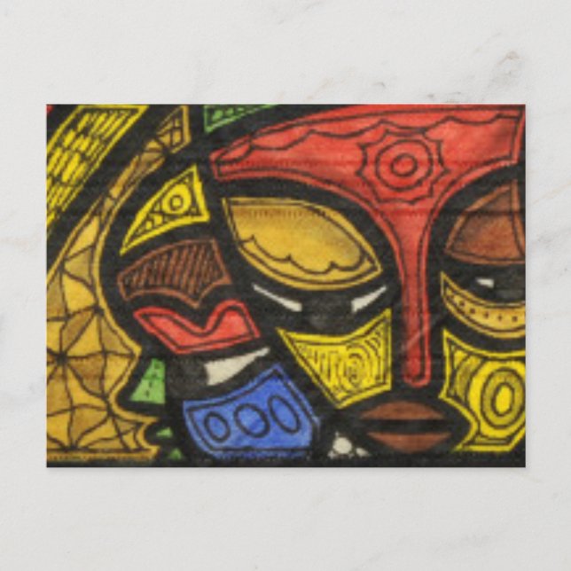 Mask 2 postcard (Front)