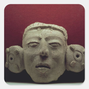 Mask, 500-900 AD Square Sticker