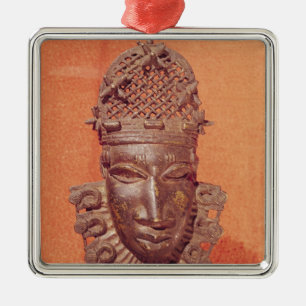Mask, Benin Metal Tree Decoration